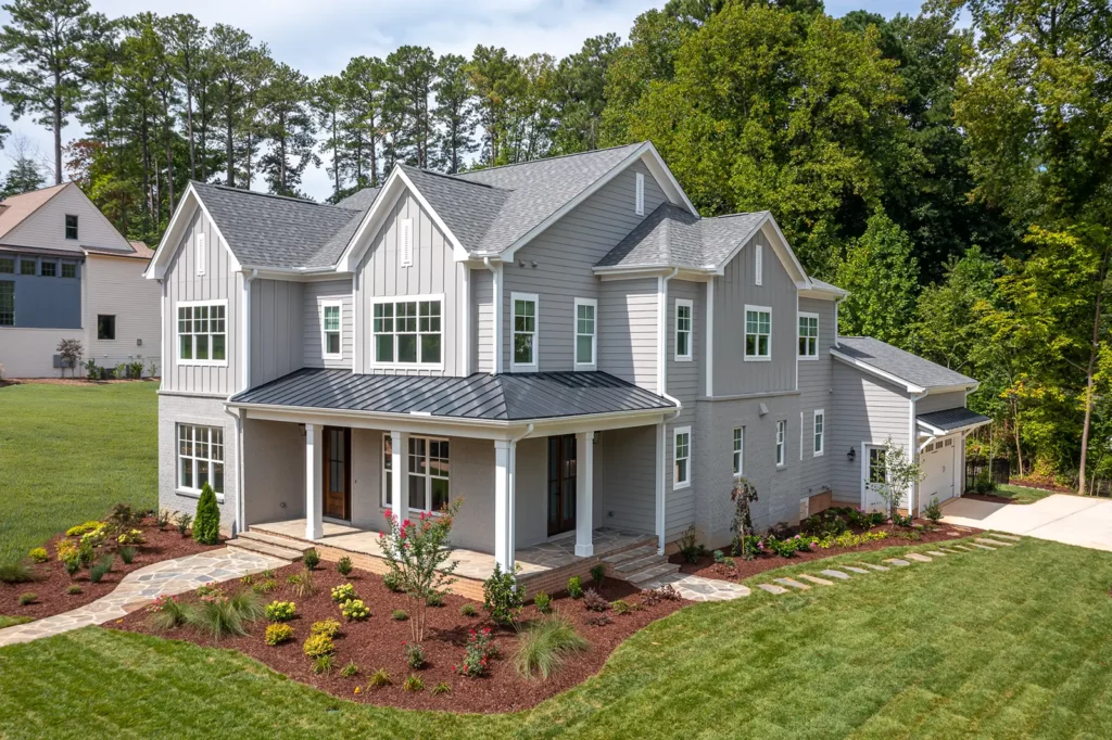 Grey Exterior home 