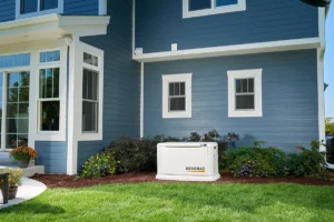 House exterior with Generac