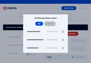 CBUSA reporting screen step 4