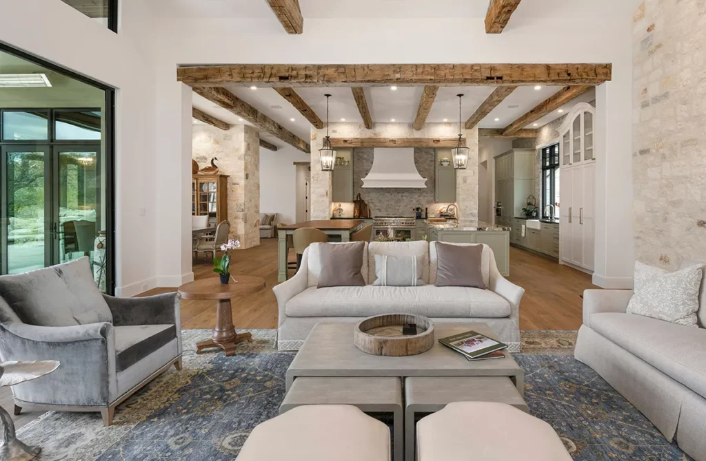 Garner Homes interior living room