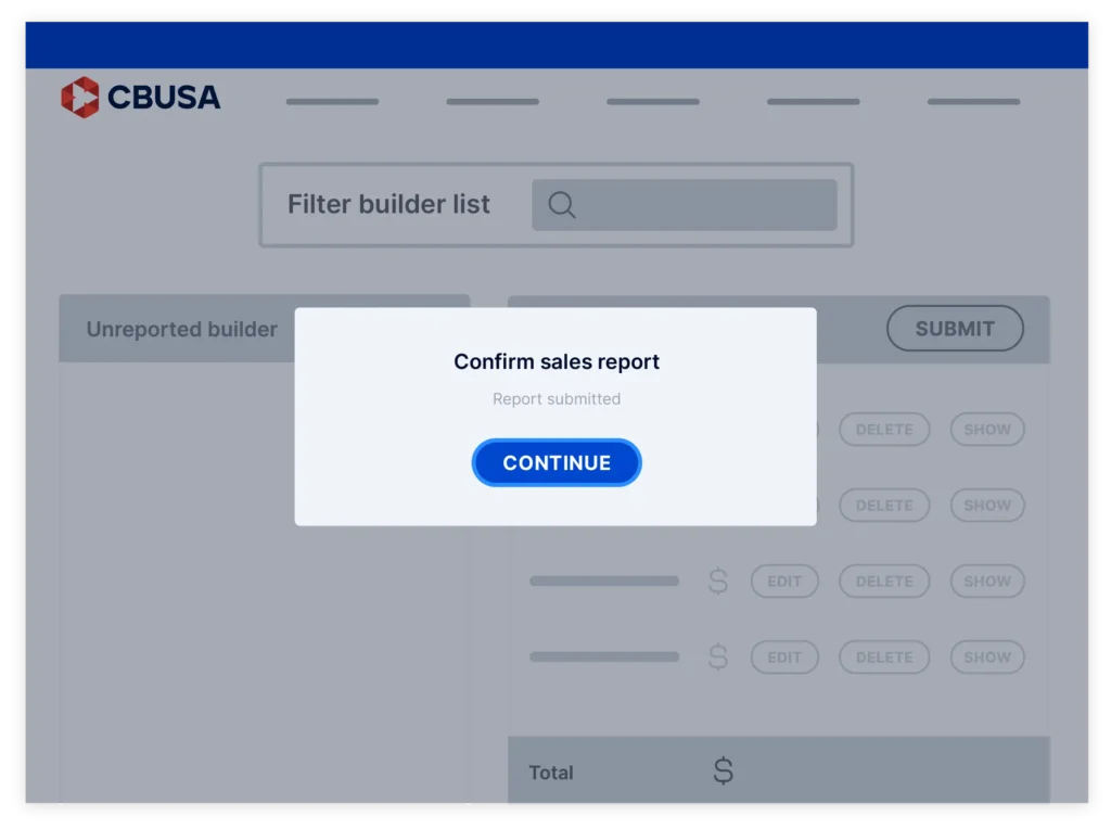 CBUSA Vendor Reporting Step 4