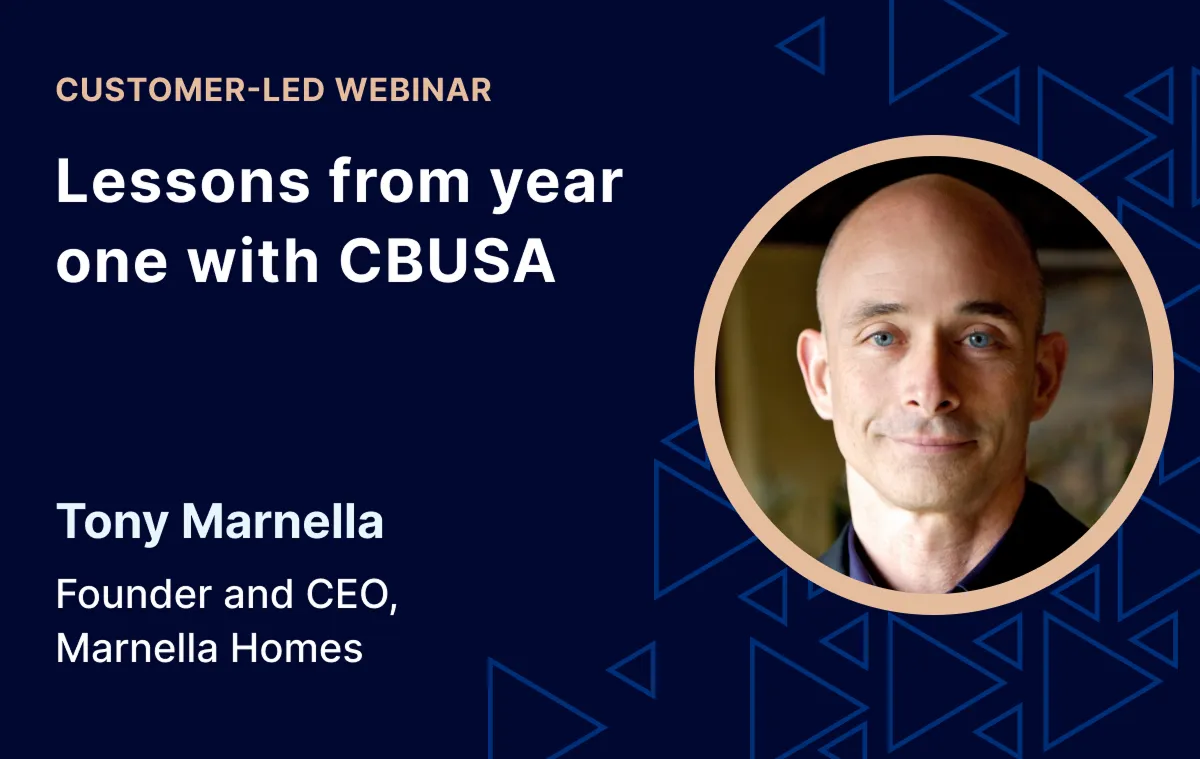 Lessons from year one with CBUSA