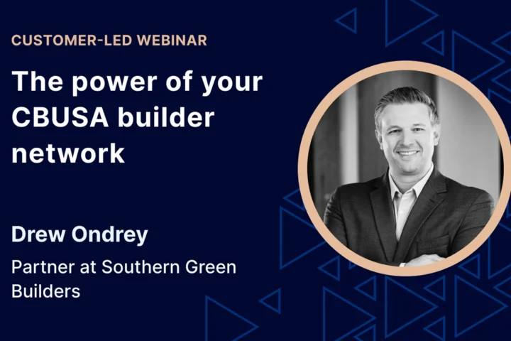 The power of your CBUSA builder network